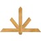Ekena Millwork Kennewick Rough Sawn Timber Gable Bracket, Western Red Cedar, 48"W x 30"H x 4"D x 4"F, 15/12 Pitch GBW048X30X0404KEN00RWR - alternate 1